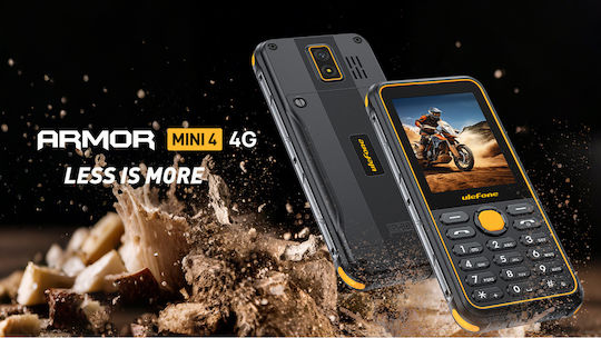 Ulefone Armor Mini 4 Dual SIM Κινητό με Κουμπιά Μαύρο