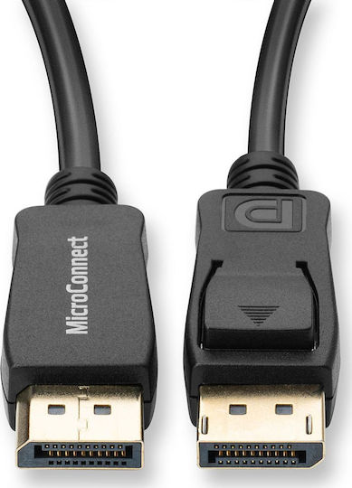 Microconnect Cable DisplayPort male - DisplayPort male 0.5m Μαύρο (MC-DP-MMG-050)