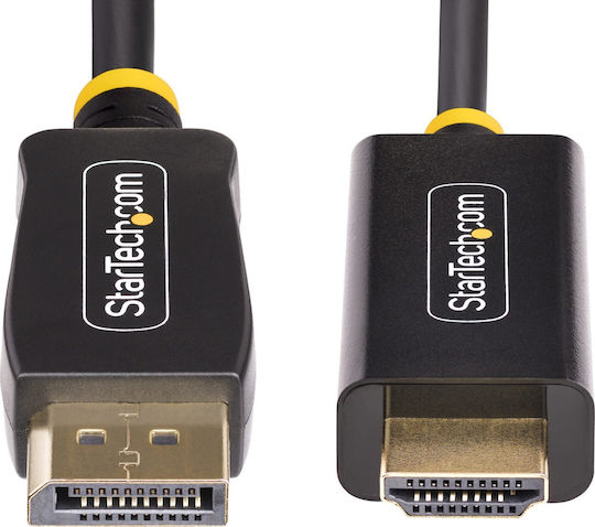StarTech Cable DisplayPort male - HDMI male 3m Μαύρο (10F-DP-HDMI-4K60-HDR)