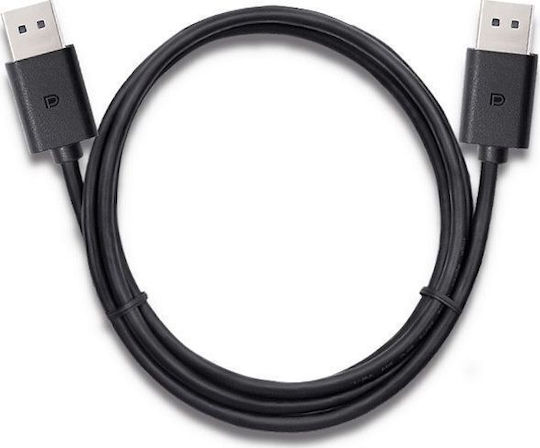 Qoltec Kabel DisplayPort-Stecker - DisplayPort-Stecker 1.8m Schwarz (50361)