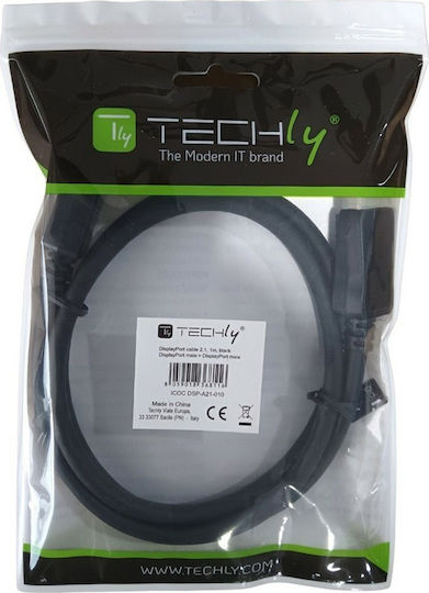 Techly Cablu DisplayPort - DisplayPort 5m Negru (368147)
