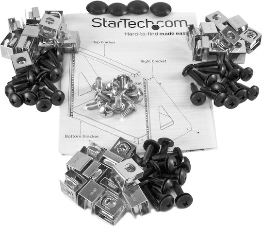 StarTech Επιτοίχια Καμπίνα Rack 12U Μαύρο 65030866545