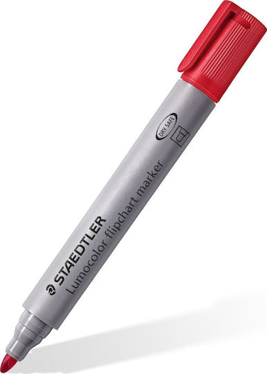 Staedtler Staedtler Lumocolor Flipchart Marker 356/356b 8 Pieces Set Refillable Dry Safe Washable Blocked Tip 1 Piece 356 Swp8