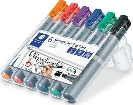 Staedtler Lumocolor Markers Multicolour 6pcs