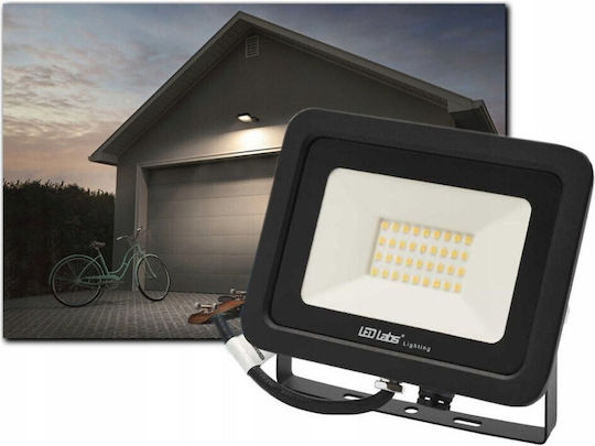Lumax Στεγανός Προβολέας LED 50W Φυσικό Λευκό 4000K IP65