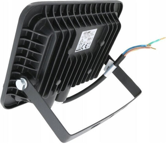Lumax Στεγανός Προβολέας LED 50W Φυσικό Λευκό 4000K IP65