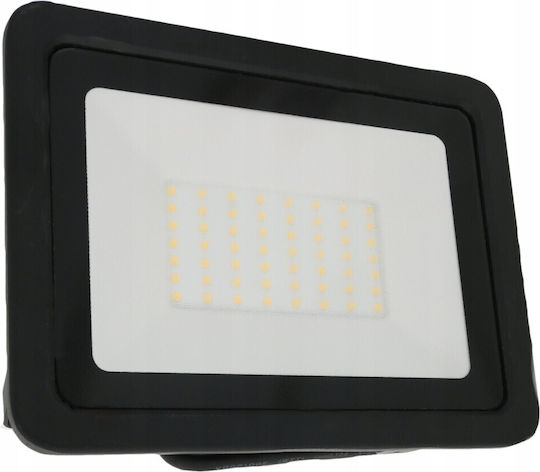 Lumax Στεγανός Προβολέας LED 50W Φυσικό Λευκό 4000K IP65