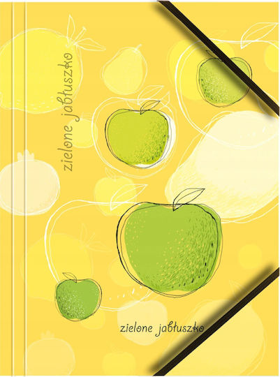 Tetis A4 Cardboard Folder with Corners Elastic Fruits P6 Bt601-m1 Mix Price Per 1 Piece