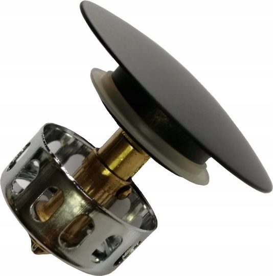 Akces-Med Kunststoff Siphon Dusche Schwarz