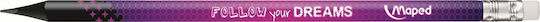 Maped Black'peps Energy HB Pencils with Eraser 72