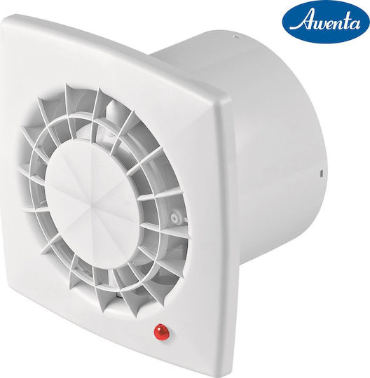 Awenta Επιτοίχιος Εξαεριστήρας Μπάνιου 150mm Λευκός