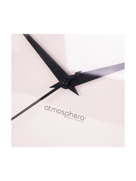 Atmosphera Clarrise Ρολόι Τοίχου Μαύρο Ø28cm
