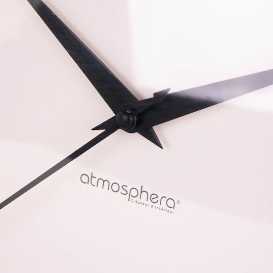 Atmosphera Clarrise Ρολόι Τοίχου Μαύρο Ø28cm