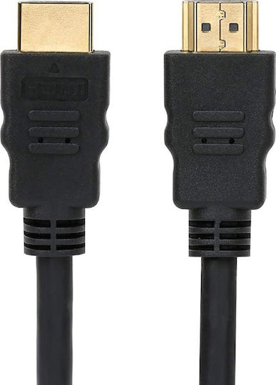 Techly HDMI 2.0 Premium High Speed 4K 60Hz HDR Cable HDMI male - HDMI male 5m Μαύρο