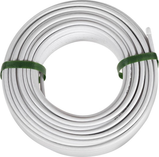Maclean Antenna Cable 50m White Mctv-571