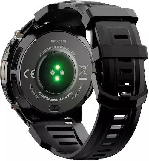 MaxCom FW111 Titan Chronos 54mm Rezistent la apă Smartwatch (Negru)