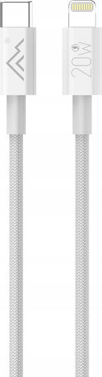 Montis USB-A to Lightning Cable 20W Λευκό 1m (6480391)