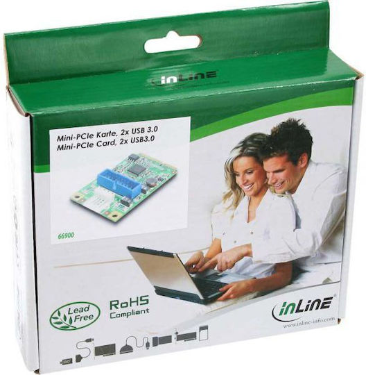 InLine Κάρτα PCIe σε θύρα USB 3.0 / Mini PCIe / USB 2.0 / PCI-E / RAID / USB 3.2 / Mini PCI