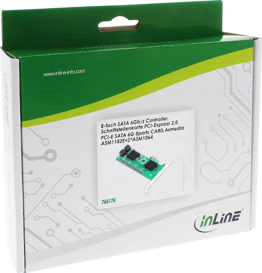 InLine Κάρτα PCIe σε θύρα SATA