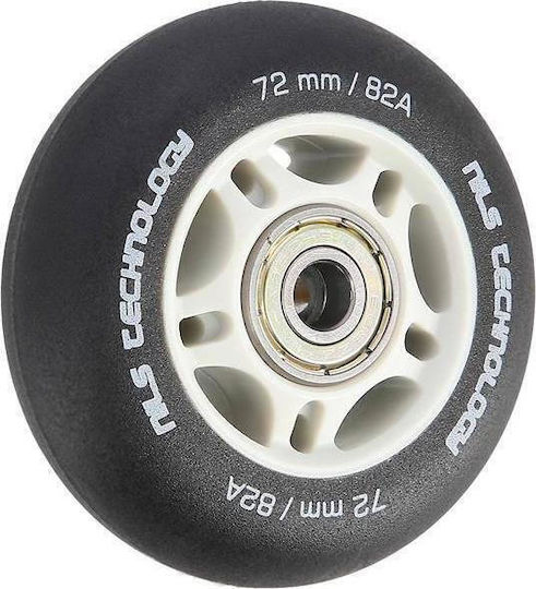 Set Nils Extreme Pu 72x24 82a Negru Mat 4 Buc + Abec-9 8 Buc Nils Extreme