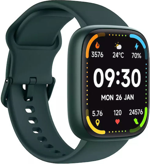 MaxCom Ecowatch 6 46mm with Heart Rate Monitor (Green)