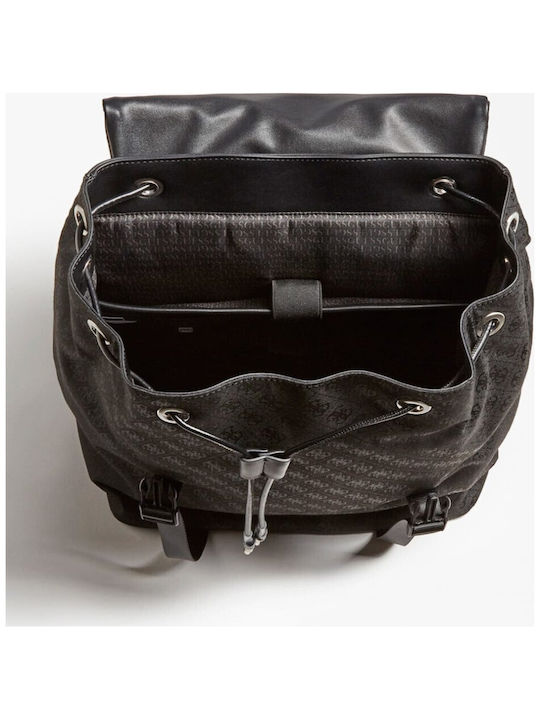 Rucsac Guess Salameda din poliester compartiment pentru laptop negru unisex