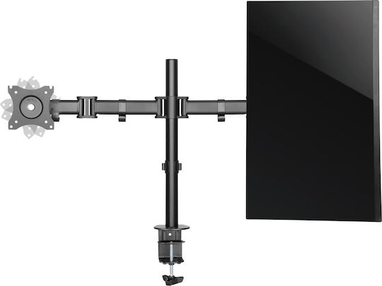 Inline Desktop-Halterung 2x TFT LCD LED bis zu 68cm 27" max. 2x 8kg