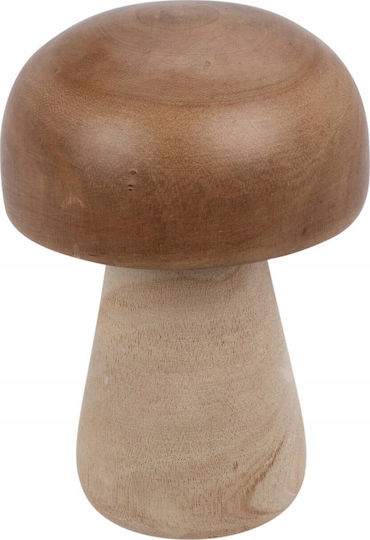 Home Styling Collection Ξύλινο Διακοσμητικό Μανιτάρι 20 Εκ