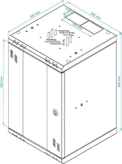Stalflex Επιτοιχια Ραφιερα S-rc10-9u-300gg Stalflex