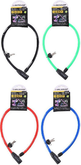 Dunlop Bicycle Lock Device 4x650 Mm Red