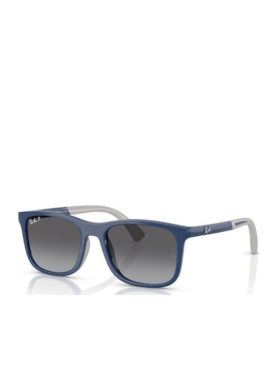 Ray Ban Τετράγωνα Παιδικά Γυαλιά Ηλίου με Polarized Φακό Μπλε