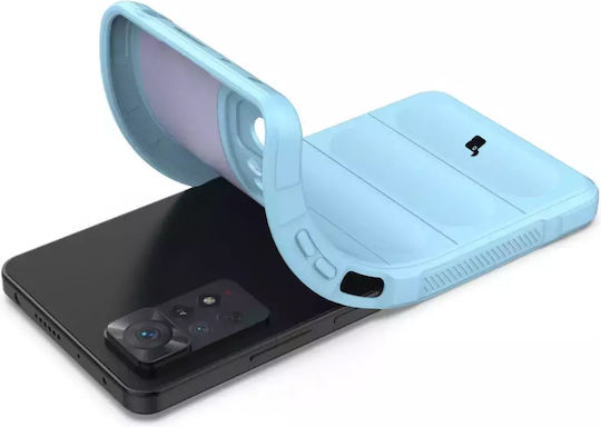 Bizon Tur Back Cover Tempered Glass 2mm Γαλάζιο (Redmi Note 11 Pro)