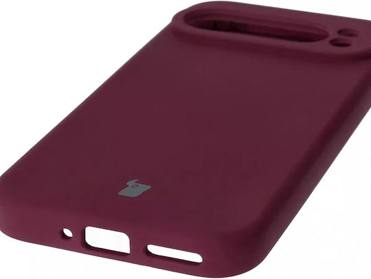 Bizon Soft Back Cover Tempered Glass Μωβ (OnePlus 9 Pro)