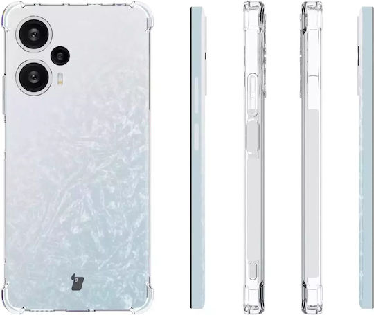 Bizon Salpa Back Cover Σιλικόνης / Tempered Glass Διάφανο (Xiaomi Poco F5, Bizon)