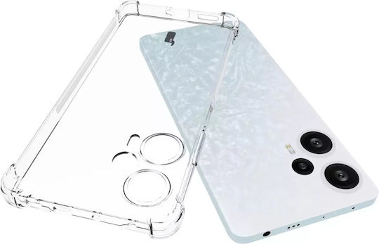 Bizon Salpa Back Cover Σιλικόνης / Tempered Glass Διάφανο (Xiaomi Poco F5, Bizon)