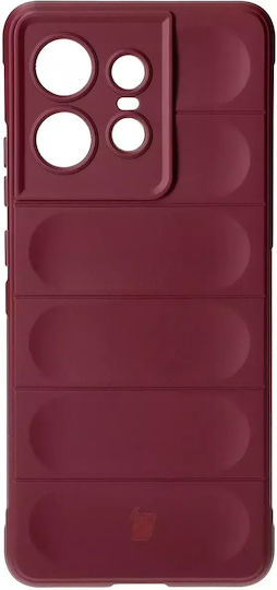 Bizon Tur Back Cover Tempered Glass / Σιλικόνης 2mm Μωβ (Motorola Edge 50 Pro)