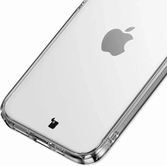 Bizon Halo За Apple Задна корица Силикон / Пластмаса / Закалено стъкло с Каишка Прозрачен (iPhone 14)