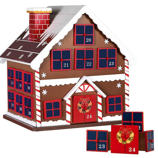 Bakaji Advent Calendar Ξύλινο Σπιτάκι