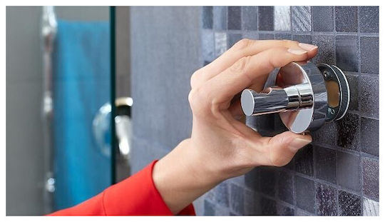 Tesa Tesa Powerbutton Γάντζος Premium 8kg Χρώμιο
