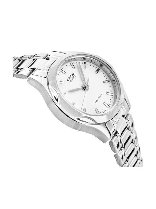 Casio Ρολόι Μπαταρίας με Μεταλλικό Μπρασελέ