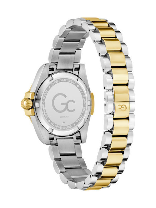 GC Watches Lady Women's Watch with Gold Metal Bracelet