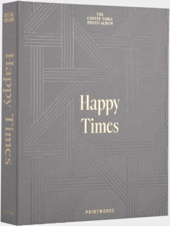 Printworks Άλμπουμ Happy Times για 60 Φωτογραφίες Διαστάσεων 10x15εκ. Γκρι 10x15εκ.