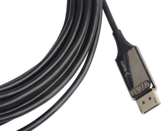 Techly Cable DisplayPort male - DisplayPort male 20m Μαύρο