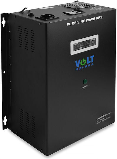Volt Polska Sinus Car Inverter Pure Sinewave 800W to Converter 12V DC in 230V AC