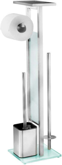 Wenko Inox Coș de gunoi pentru baie Gri