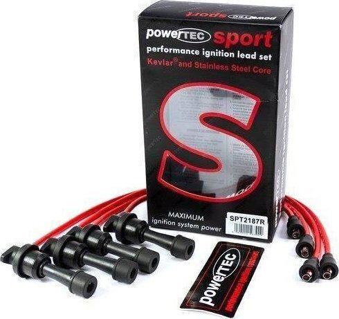 Καλώδια Ανάφλεξης Powertec Powertec Mitsubishi Eclipse Ii 4g63 4g63t 95-98 Μπλε
