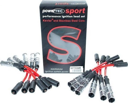 Powertec Ignition Wires Powertec Mercedes-Benz C E G ML S 240 280 320 97-09 Red