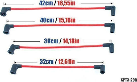 Καλώδια Ανάφλεξης Powertec Powertec Mazda Rx-8 1.3l 03-10 Μπλε
