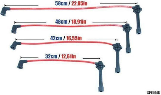 Powertec Ignition Wires Powertec Mazda Mx-3 Mx-5 Xedos 323 Turbo Blue