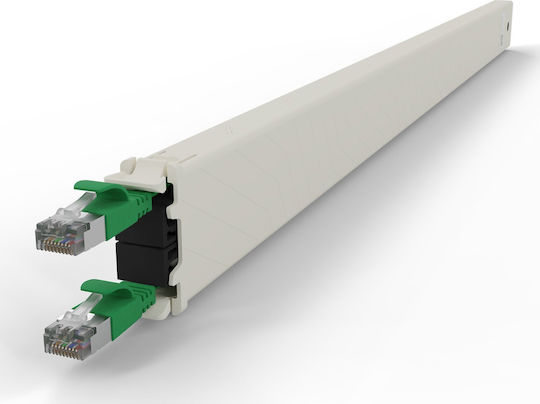 Patchbox U/FTP (STP) Cat.6a (Gigabit) Καλώδιο Δικτύου Ethernet 1.8m Πράσινο